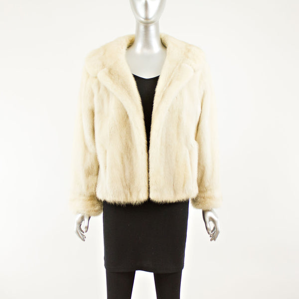 Pastel Mink Jacket- Size L (Vintage Furs)