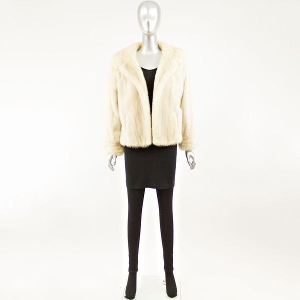 Pastel Mink Jacket- Size L (Vintage Furs)