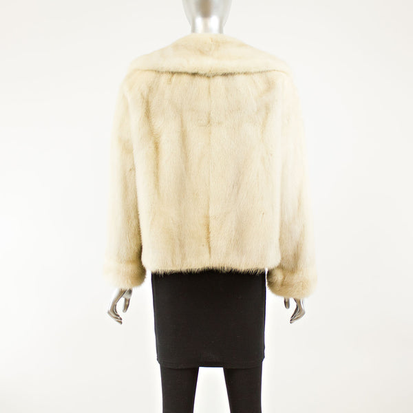 Pastel Mink Jacket- Size L (Vintage Furs)