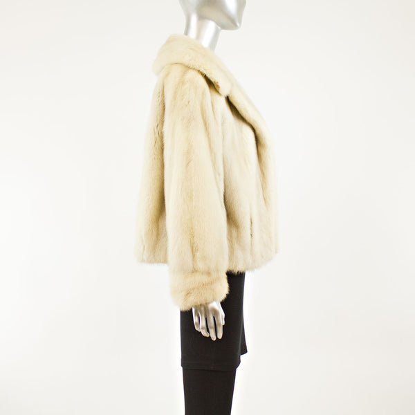 Pastel Mink Jacket- Size L (Vintage Furs)