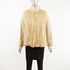Pastel Mink Jacket with Leather Insert and Sleeves- Size S (Vintage Furs)