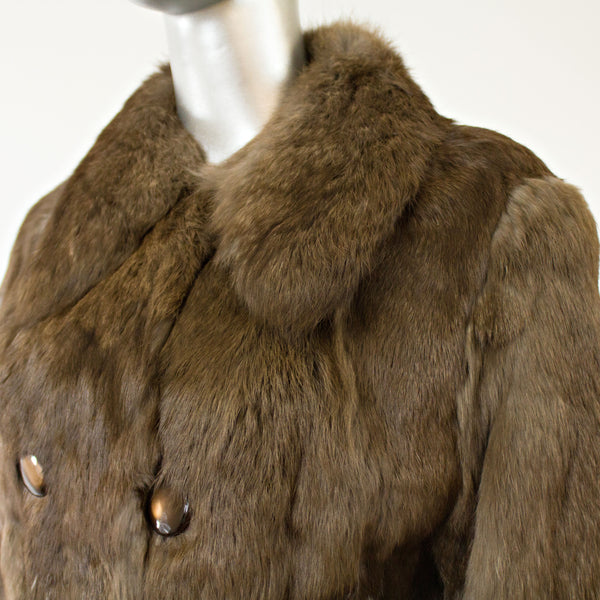 Rabbit Jacket- Size L (Vintage Furs)