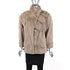 Taupe Rabbit Jacket- Size S-M