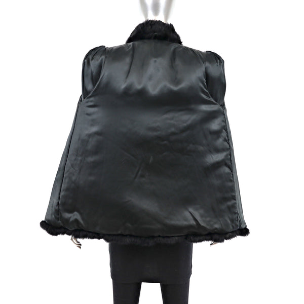 Black Rabbit Jacket- Size S-M