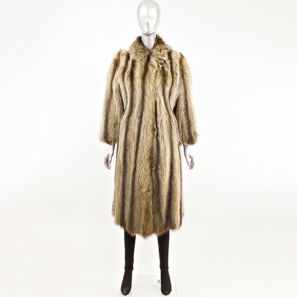 Raccoon Coat- Size L (Vintage Furs)