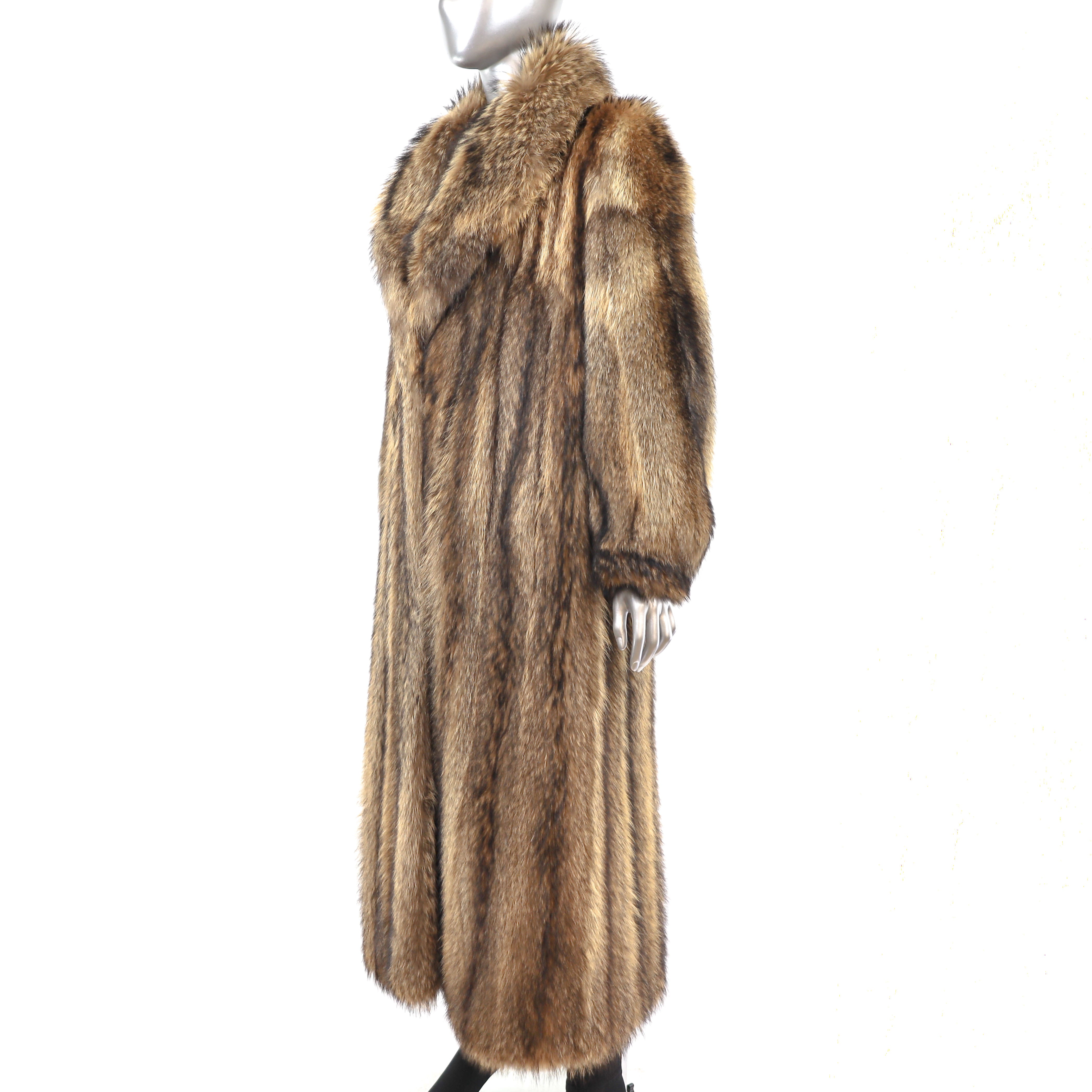 Tanuki Raccoon Coat Size XS VintageFurs