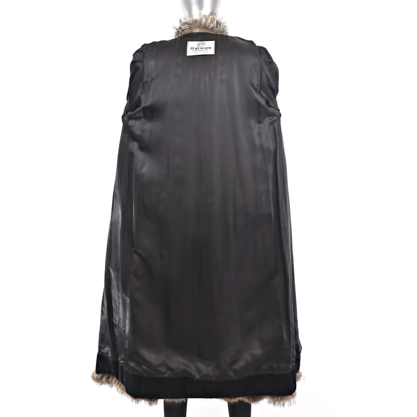 Full Length Raccoon Coat- Size S-M