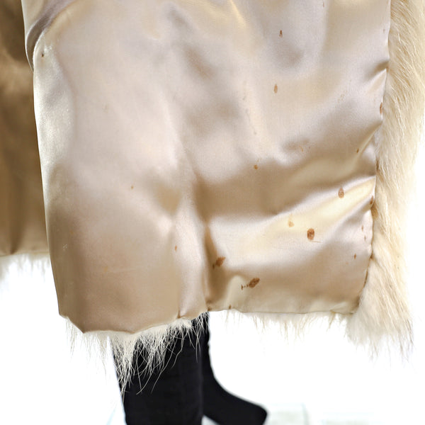 Dyed Raccoon Coat- Size S