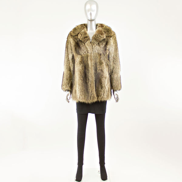 Raccoon Jacket - Size M-L (Vintage Furs)