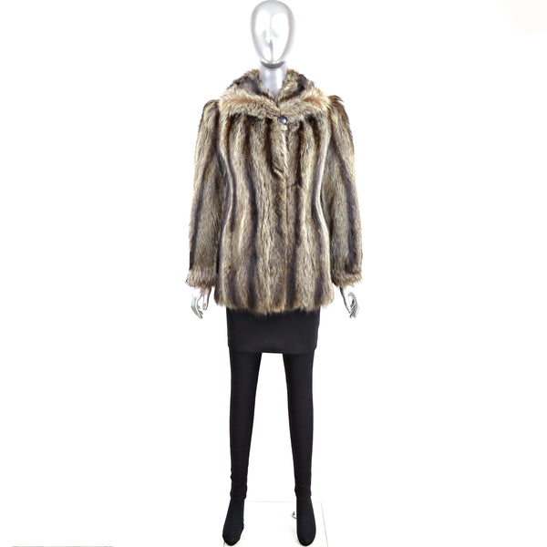 Raccoon Jacket- Size M (Vintage Furs)