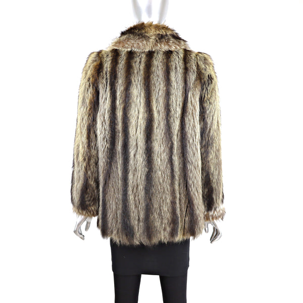 Raccoon Jacket- Size M (Vintage Furs)