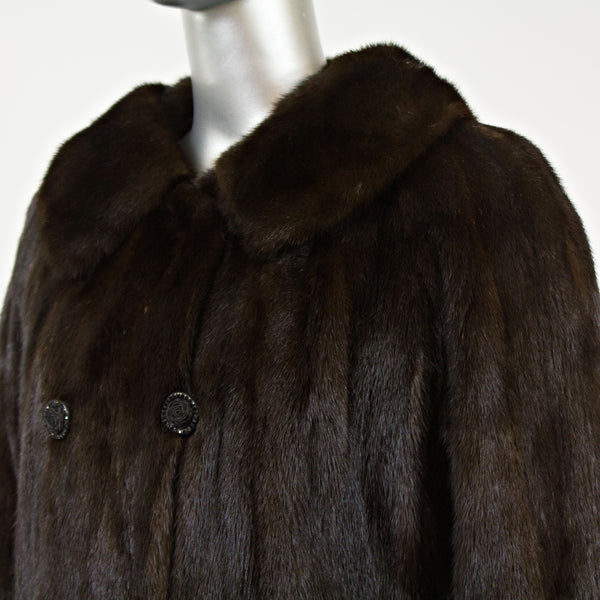 Ranch Mink Coat- Size M-L (Vintage Furs)