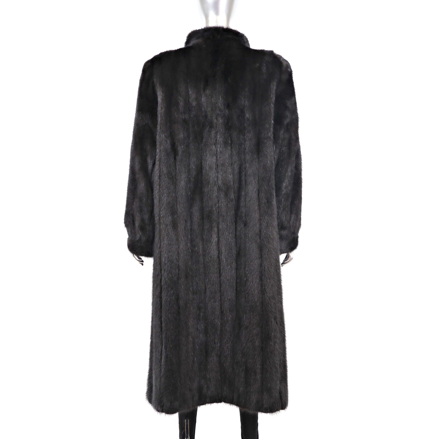 Black Mink Coat- Size M