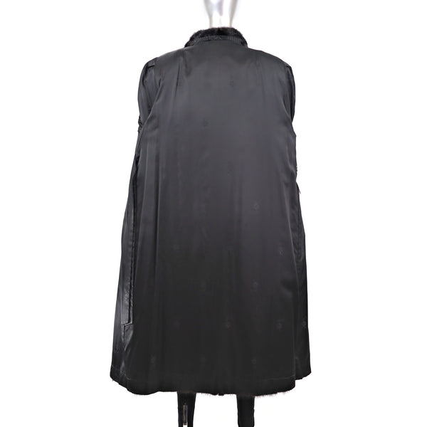 Male Ranch Mink Coat- Size L