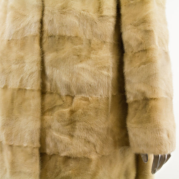 Sapphire Section Mink 3/4 Coat- Size L (Vintage Furs)