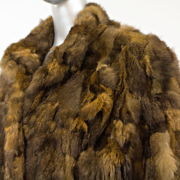 Sectional Opossum Jacket- Size M-L (Vintage Furs)