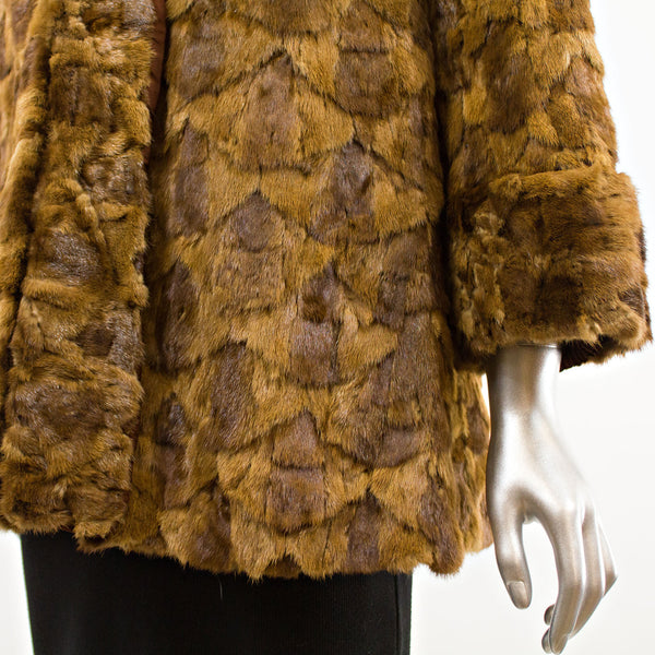Sectioned Mink Jacket- Size XS (Vintage Furs)