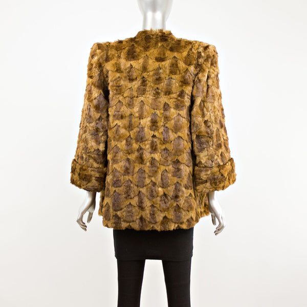 Sectioned Mink Jacket- Size XS (Vintage Furs)