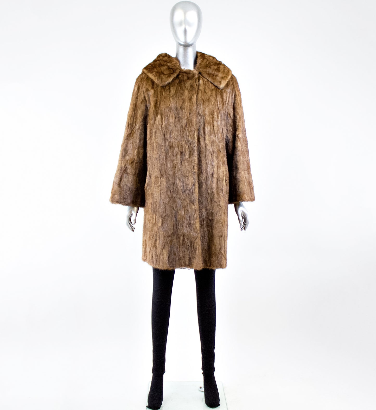 Section Mahogany Mink 3/4 Jacket- Size L