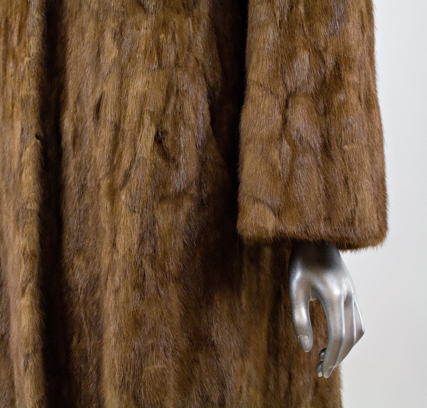 Section Mahogany Mink 3/4 Jacket- Size L