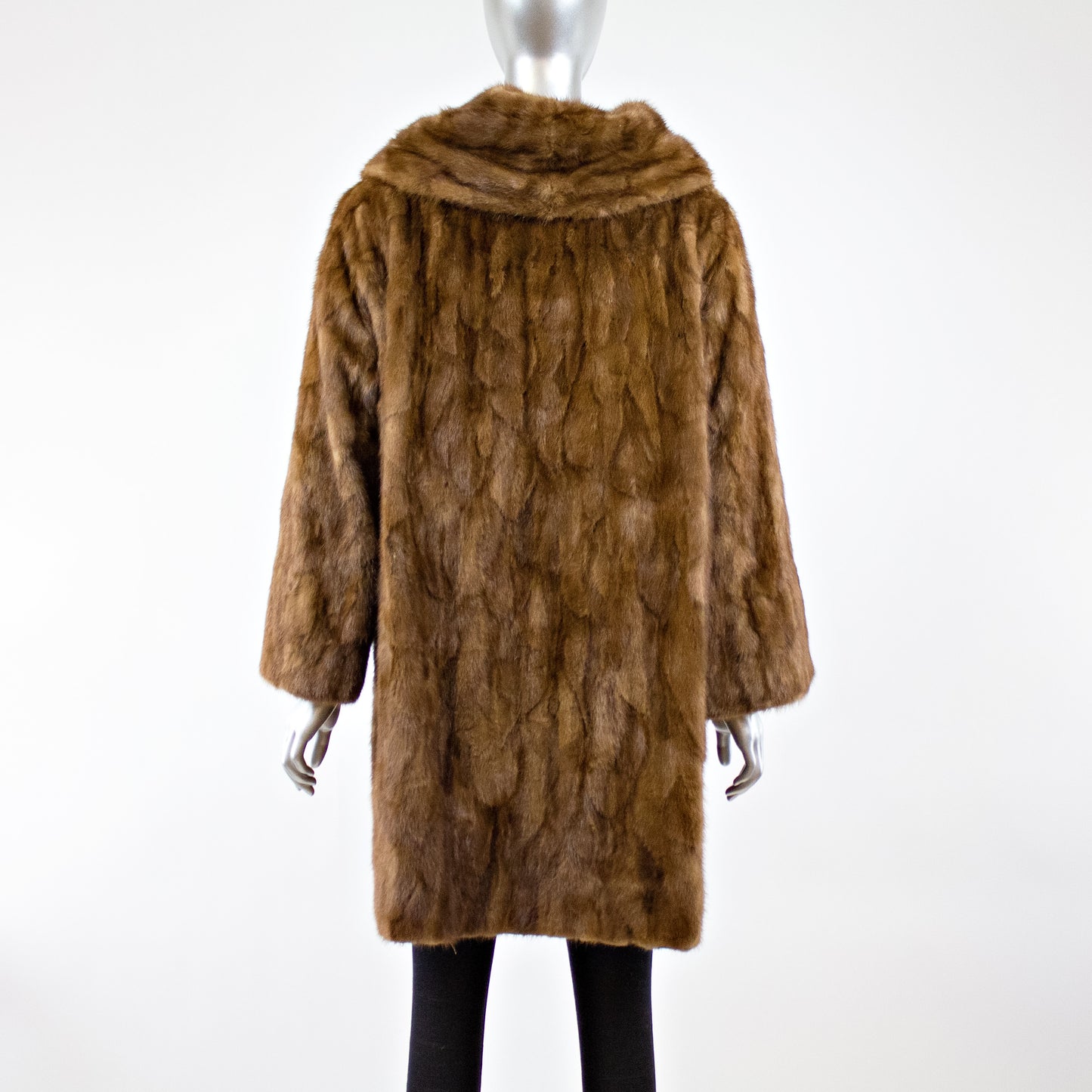Section Mahogany Mink 3/4 Jacket- Size L