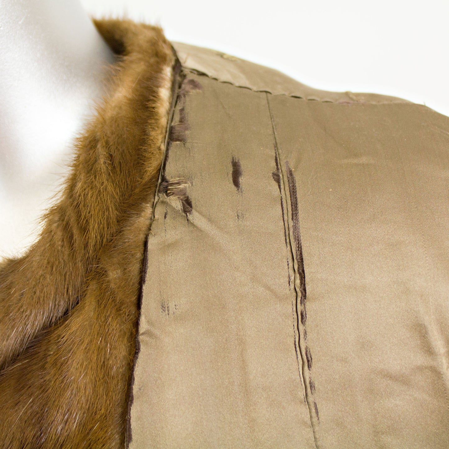 Section Mahogany Mink 3/4 Jacket- Size L