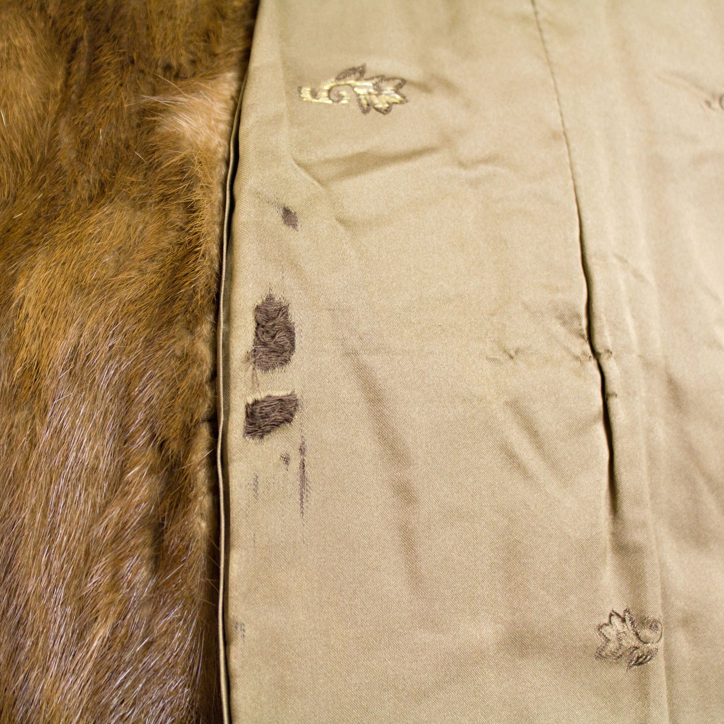 Section Mahogany Mink 3/4 Jacket- Size L