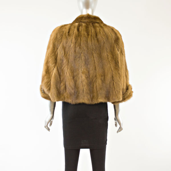 Section Mink Cape- Free Size (Vintage Furs)