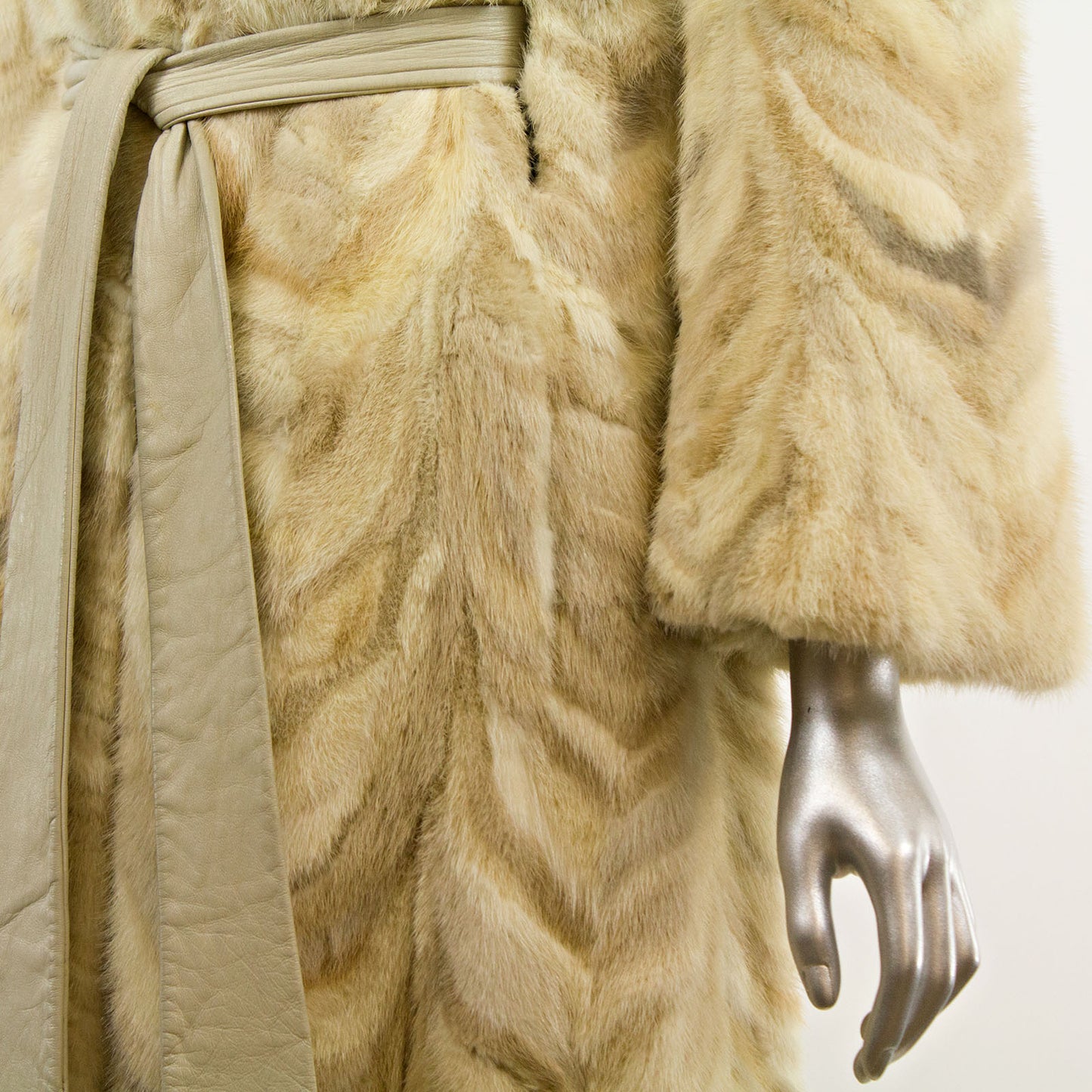 Section Mink 7/8 Coat- Size XXS
