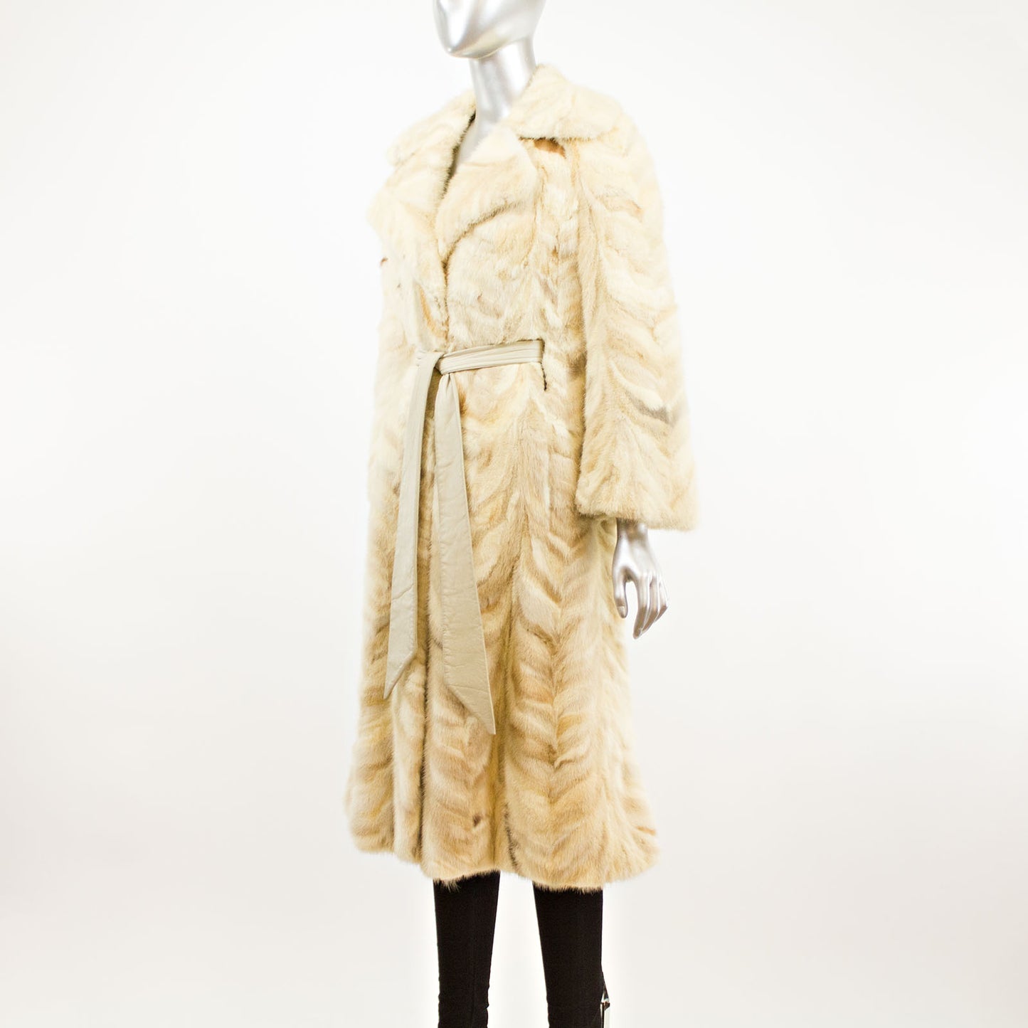 Section Mink 7/8 Coat- Size XXS