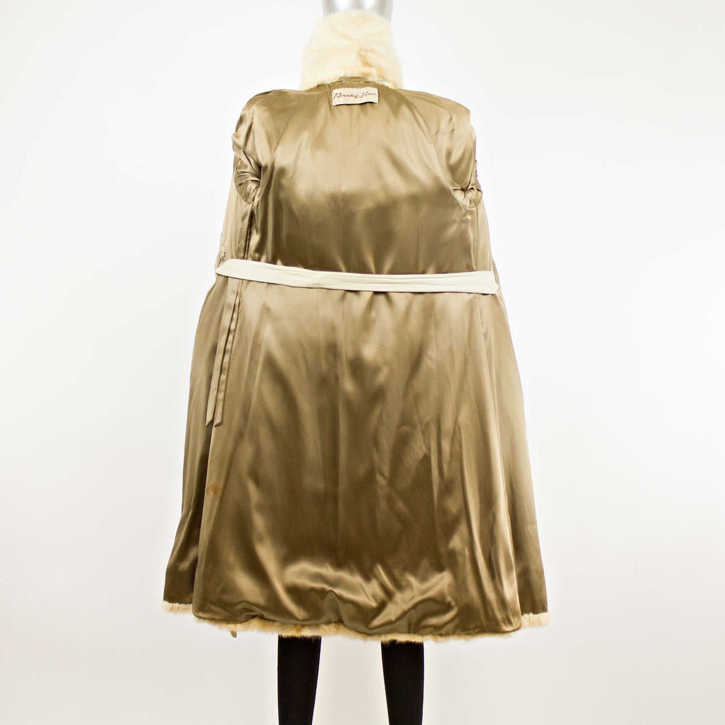 Section Mink 7/8 Coat- Size XXS