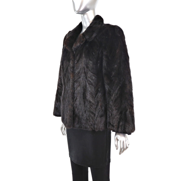 Section Ranch Mink Jacket- Size S