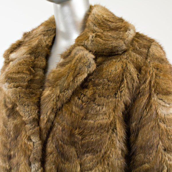 Section Muskrat Coat- Size XS (Vintage Furs)