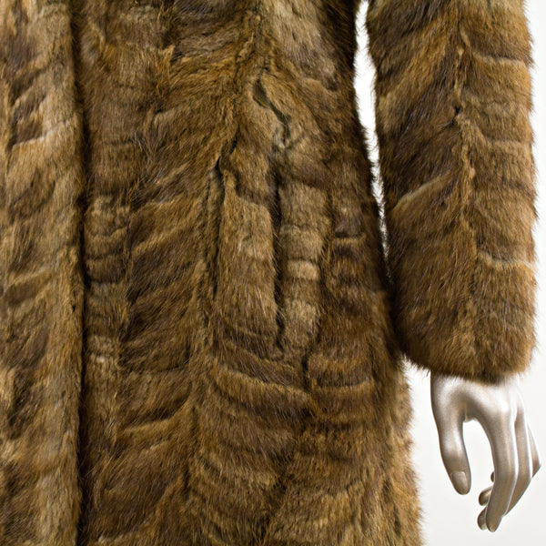 Section Muskrat Coat- Size XS (Vintage Furs)