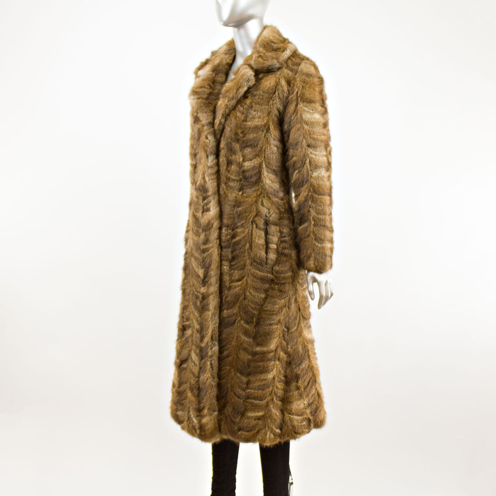 Section Muskrat Coat- Size XS (Vintage Furs)