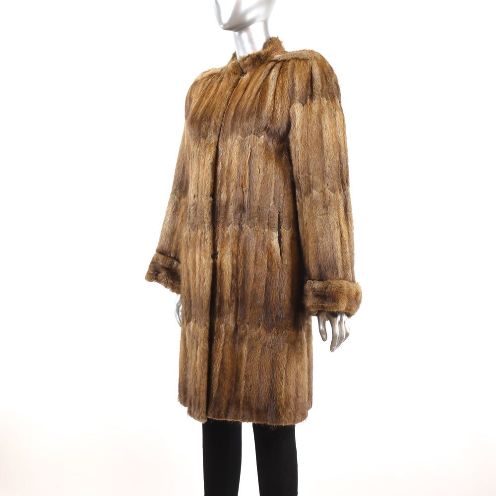 Section Muskrat Coat- Size XS (Vintage Furs)