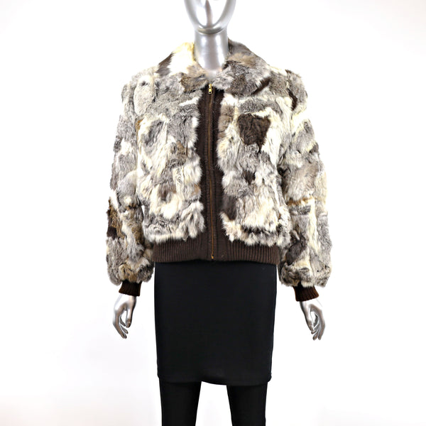 Section Rabbit Jacket- Size M-L (Vintage Furs)