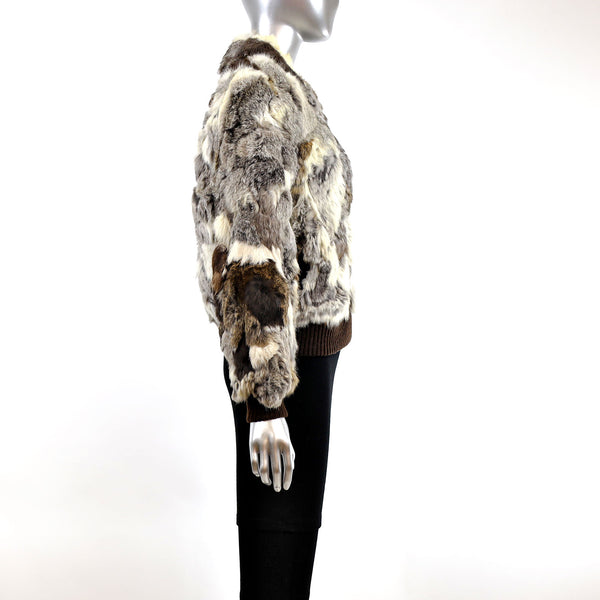 Section Rabbit Jacket- Size M-L (Vintage Furs)