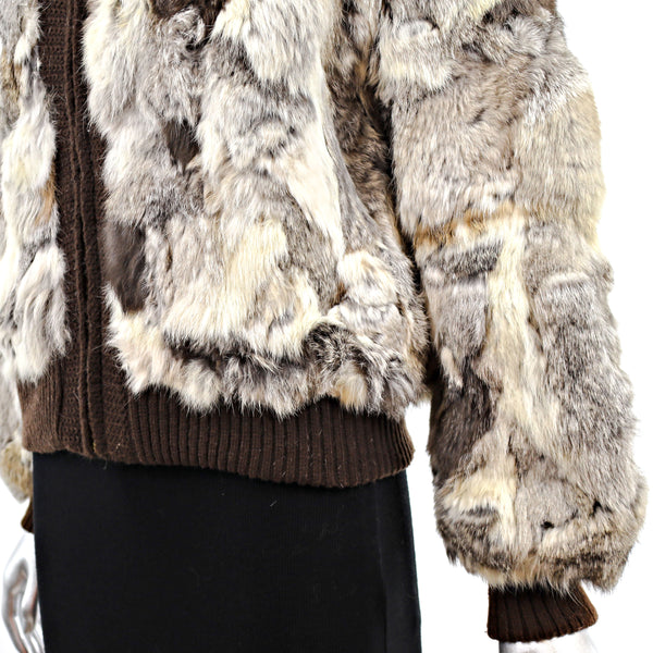 Section Rabbit Jacket- Size M-L (Vintage Furs)