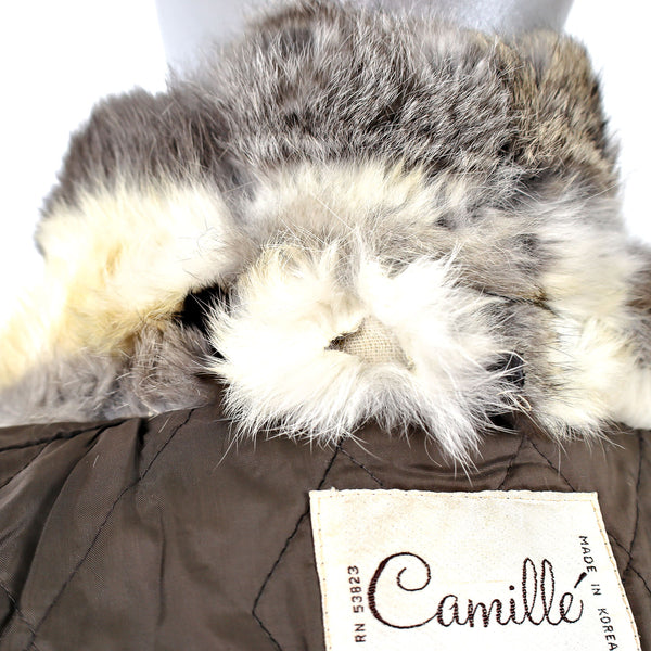 Section Rabbit Jacket- Size M-L (Vintage Furs)