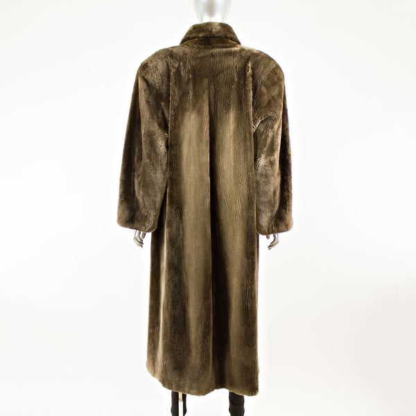 Sheared Phantom Beaver Coat - Size M