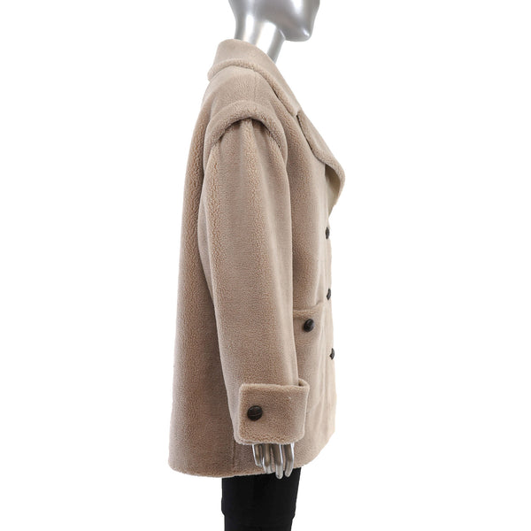 Faux Shearling Jacket- Size L