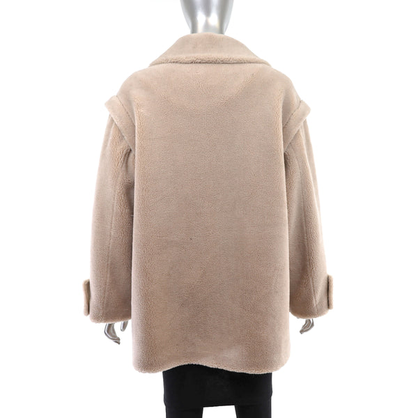 Faux Shearling Jacket- Size L