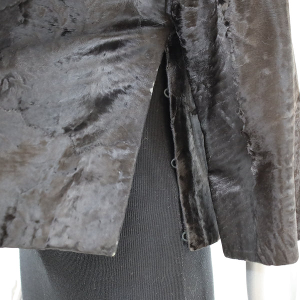 Short Broadtail Jacket- Size S (Vintage Furs)