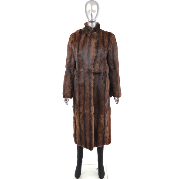 Dyed Squirrel Fur Coat Size M