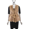 Section Squirrel Vest Reversible to Tibetan Lamb- Size M