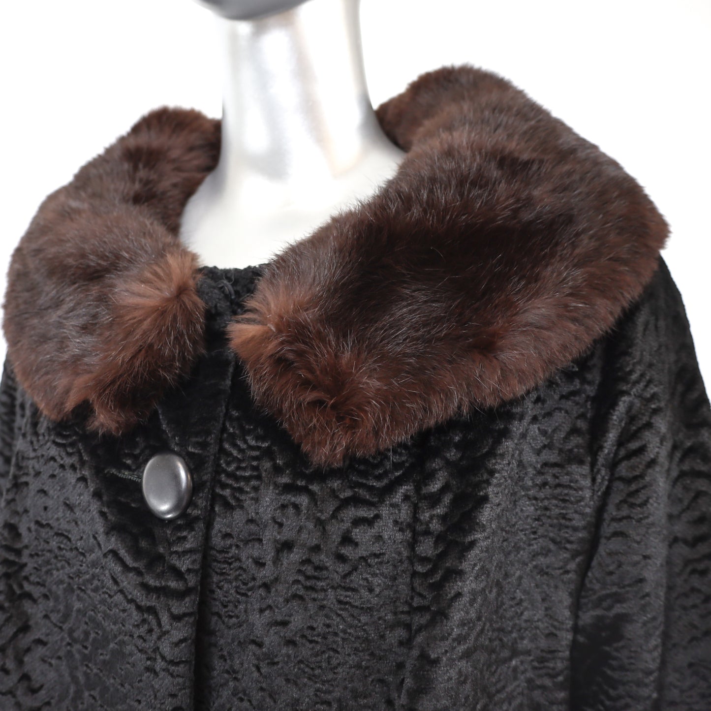 Faux Swakara Jacket- Size XL