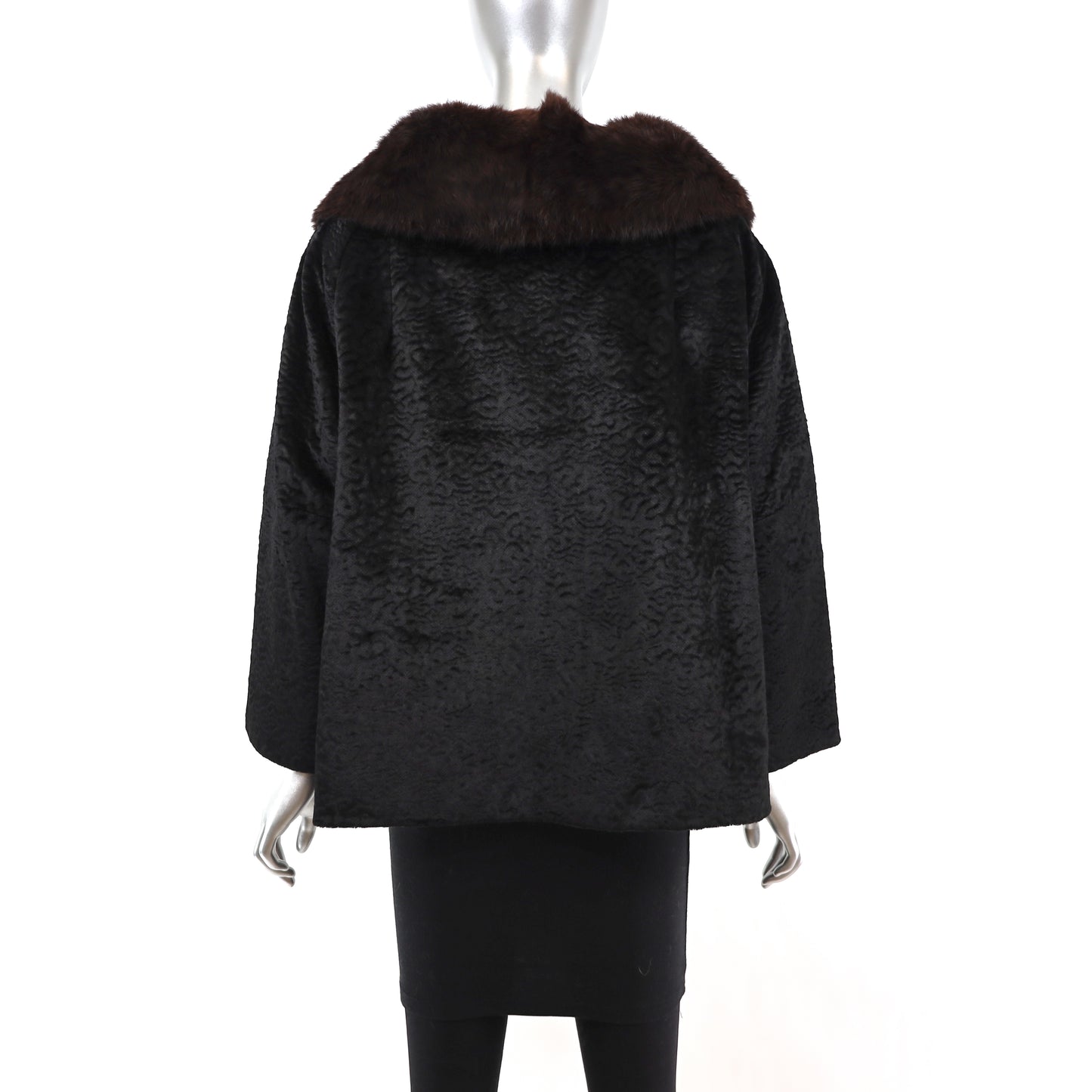 Faux Swakara Jacket- Size XL