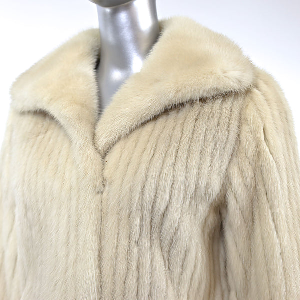 Tourmaline Mink Corded Jacket- Size M (Vintage Furs)