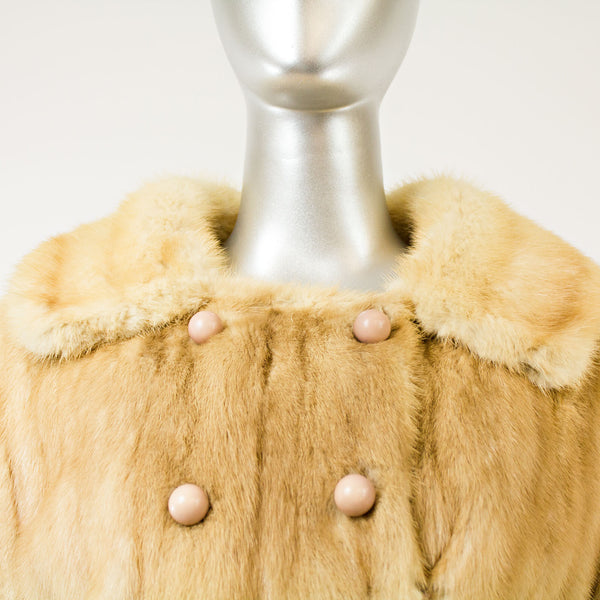 Tourmaline Mink 3/4 Jacket- Size M-L (Vintage Furs)